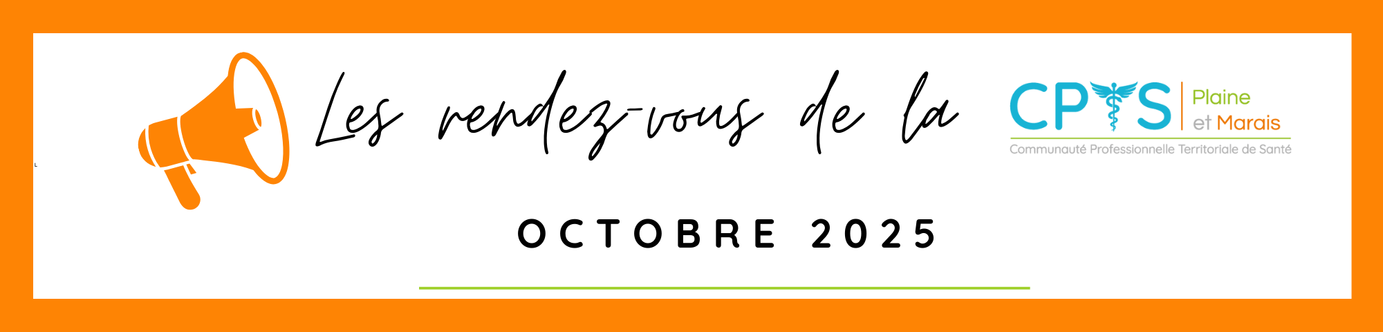 Lire la suite à propos de l’article Rendez-vous de la CPTS – Octobre 2025